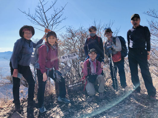 茅ケ岳、金ケ岳山頂
