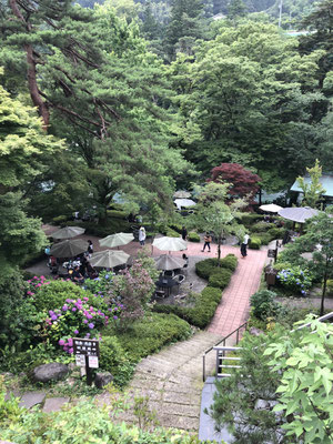 澤乃井ガーデン遠景