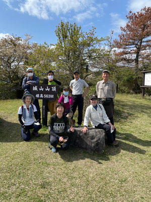 城山頂上