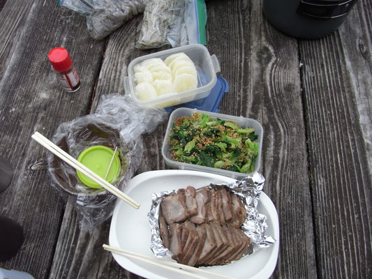 丹沢大山ランチのお料理