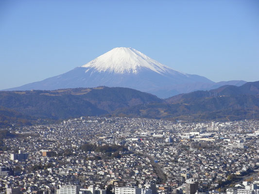 権現山（弘法山）からの富士山
