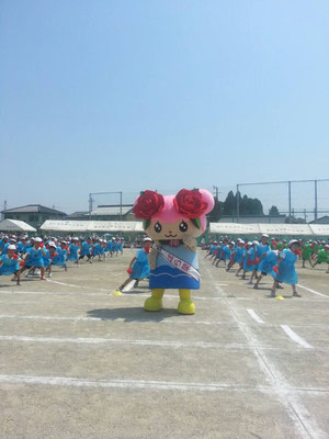 運動会 ばら菜の日記 神戸町公式マスコットキャラクター 運動会 ばら菜の日記 神戸町公式マスコットキャラクター