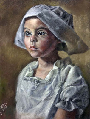 Jaime Julio Alarcón (Retrato, pastel 65 x 50 cm)