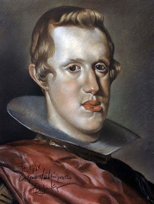 José Manuel Aguilar Salguero (Copia de Velázquez, carré 55 x 46 cm)