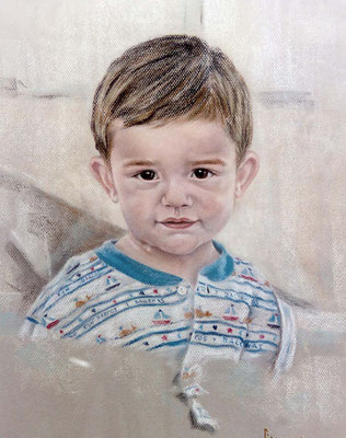 JULIAN I (Pastel 65 x 50 cm)