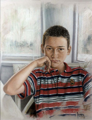 JUAN (Pastel 65 x 50 cm)