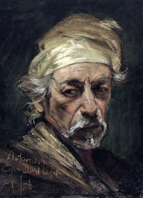 Eduardo Sordo (Copia de David Leffel, pastel 65 x 50 cm)