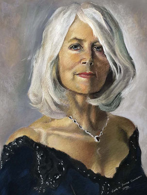 Olalla Juez Mancha (Copia de Eugeny Grouzdez, pastel 65 x 50 cm)