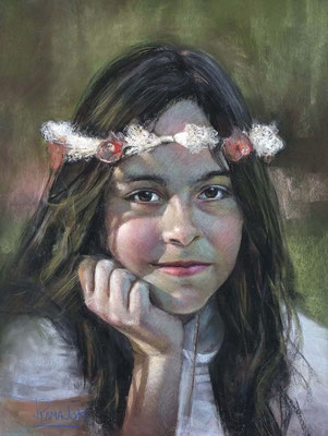 Juan Pedro Amador Donoso (Laura, pastel 65 x 50 cm)