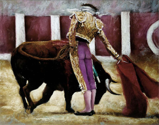 POR LA DERECHA (Pastel 36 x 46 cm)