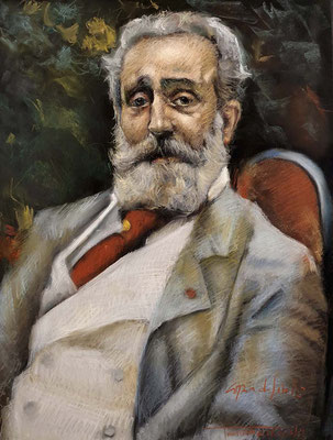 Teresa Caldito Botello (Copia de Sorolla, pastel 65 x 50 cm)