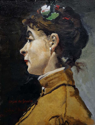 Julia Durán Aznal (Copia de Sorolla, óleo 40 x 30 cm)