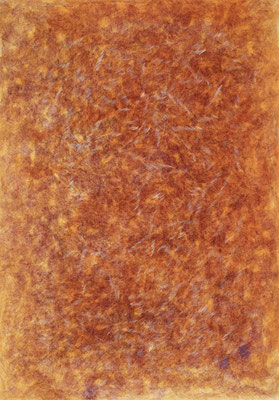 Orange, ink on cardboard, 73 x 51 cm, 2007