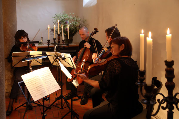 Quartett-Konzert im Weingut Janson-Bernhard in Zellertal-Harxheim