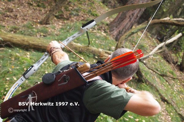 3D Schiessen, Training auf dem Bogenparcours in Bad Belzig