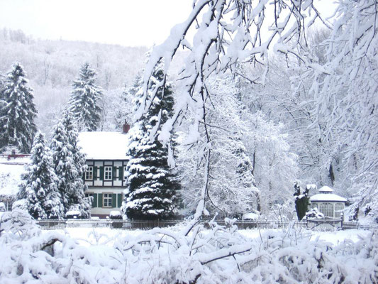 Altes Forstamt im Winter