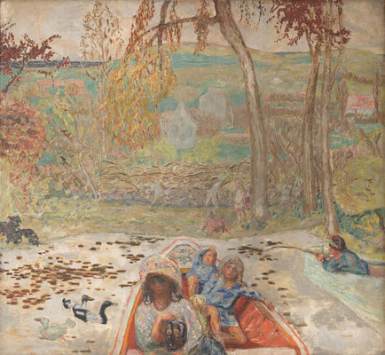 ピエール・ボナール《ボート遊び》1907年　油彩、カンヴァス　278×301cm　オルセー美術館　© Musée d'Orsay, Dist. RMN-Grand Palais / Patrice Schmidt / distributed by AMF