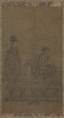 重要文化財　維摩居士像　中国　南宋時代（13世紀）　京都国立博物館