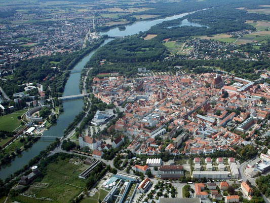 Ingolstadt Blick von Osten, Quelle: Bayern online