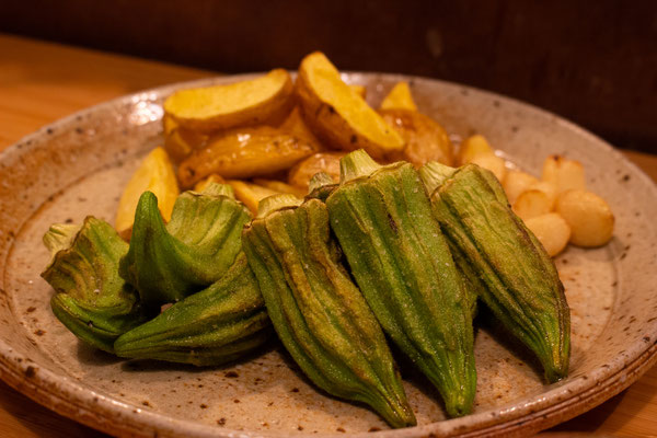 オクラダビデ 素揚げ