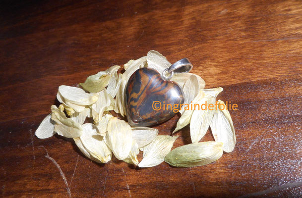  pendentif mokume-gane, argent et cuivre