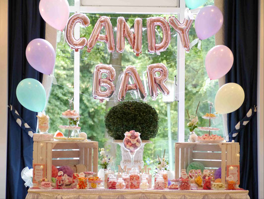 Candybar Bremen Hochzeit Luftballonbogen