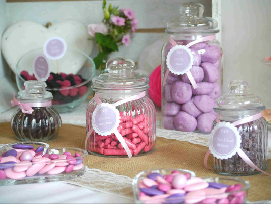 Candybar Hochzeit Bremen violett