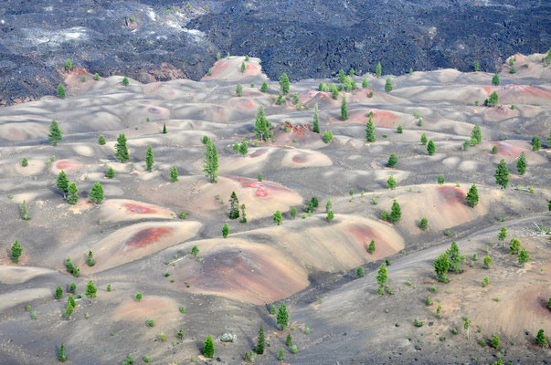 Lassen Volcanic-Park, the „Painted Dunes“