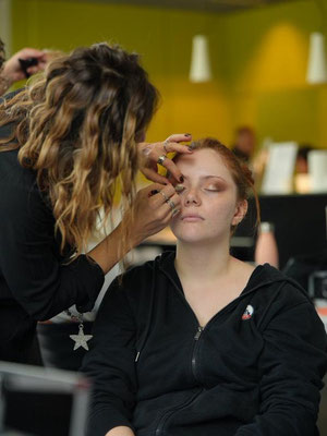 Maquillage pour défilé miss Beauté Cachée by Stéphanie La Ravoire