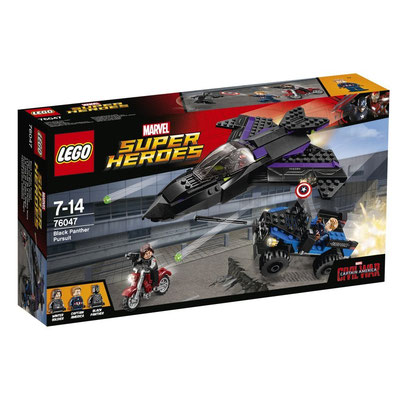 Lego Super Heroes 76047 - l'Inseguimento di Pantera Nera € 80.00