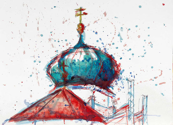 Aquarell auf Papier