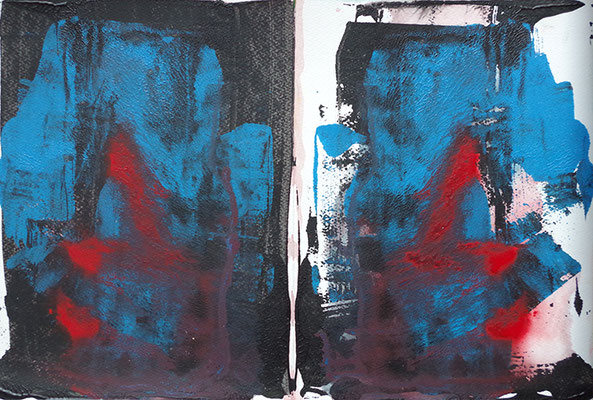 Acryl auf Papier