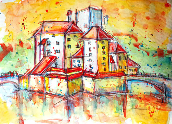 Aquarell auf Papier