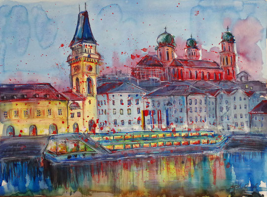 Aquarell auf Papier 36x48cm