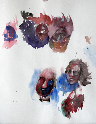 Aquarell auf Papier