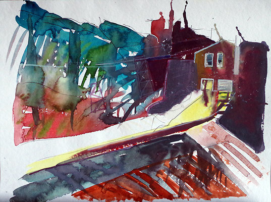 Aquarell auf Papier