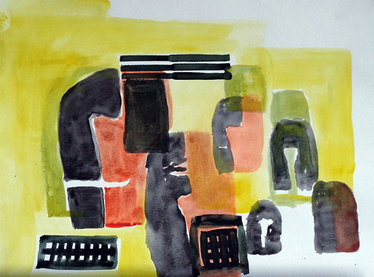 Aquarell auf Papier