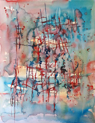 Aquarell auf Papier 21x30cm