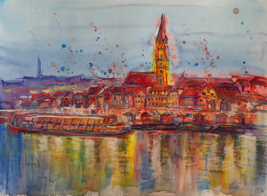 Aquarell/Pastell auf Papier 36x48cm