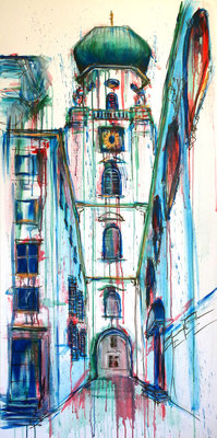 Acryl auf Leinwand 70x140cm