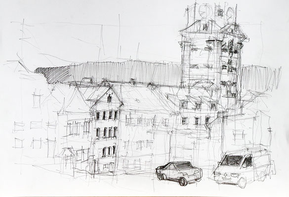 Bleistift auf Papier