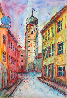 Aquarell auf Papier 36x48cm