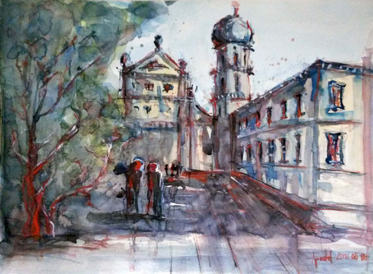 Aquarell auf Papier 36x48cm