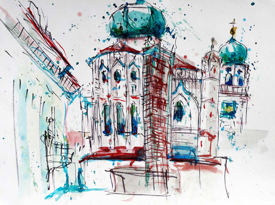 Aquarell auf Papier