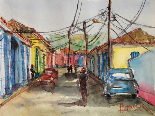 Aquarell auf Papier 21x30cm