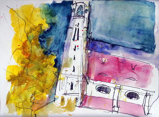 Aquarell auf Papier