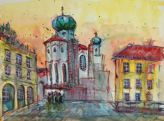 Aquarell auf Papier 36x48cm