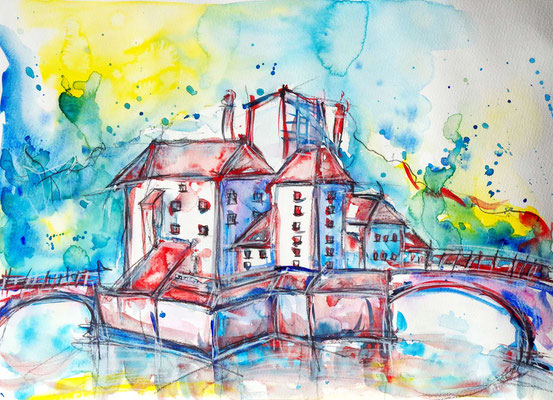Aquarell auf Papier