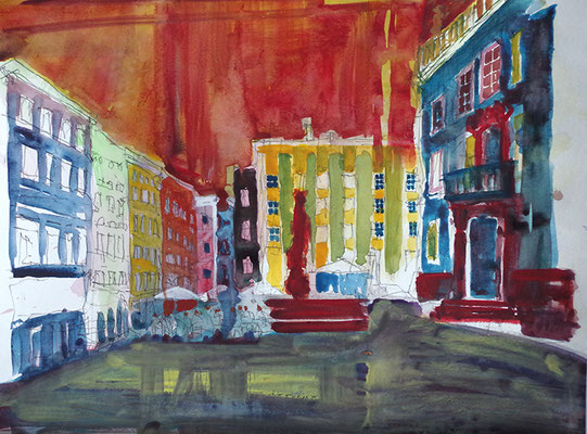 Aquarell auf Papier