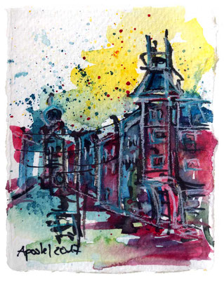 Aquarell auf Papier